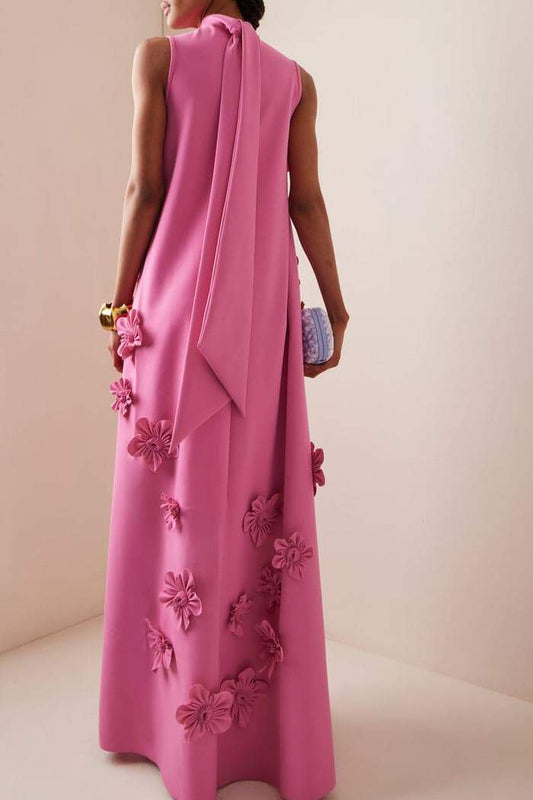 Amara  –  Maxi vestido floral de encanto natural